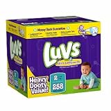 41 Qksxi8zL. SL160  Luvs Luvs Ultra Leakguards Diapers, Size 2, 12 to 18 lbs 258 ct (Quantity of 1)
