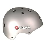 Youth Razor Aggressive Helmet - Matte Silver