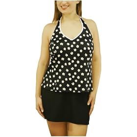 It Figures Women's Plus Daisy Jane Halter Top