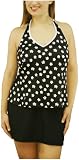 It Figures Women's Plus Daisy Jane Halter Top