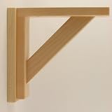Corbel for Countertops and Shelves - Maple Straight Model 8 - Unfinished