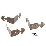 12枚入り コーナープロテクター　コーナー金具 DIY/かばんのコーナー保護 パーツ材料 金具/ 手作り ハンドメイド 手芸 手作り （48ネジ付き）