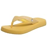  : Sanuk Women's Yoga Mat Thong,Yellow,5 M US
