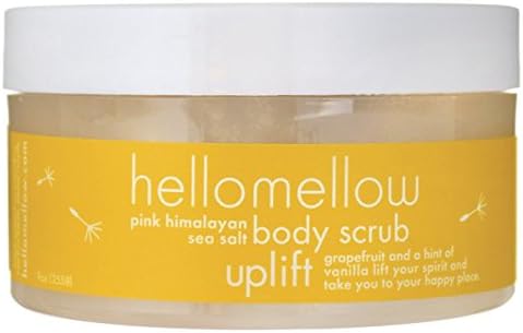 Hellomellow Uplift Pink Himalayan Sea Salt Body Scrub 9 oz Scrub