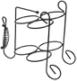 Prodyne WB-300-B Wine Rack and Caddy, 3-Bottle, Black