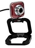 Produkt-Bild: Firstcom Webcam 8 Megapixel USB 2.0 Integriertes Mikrofon Rot
