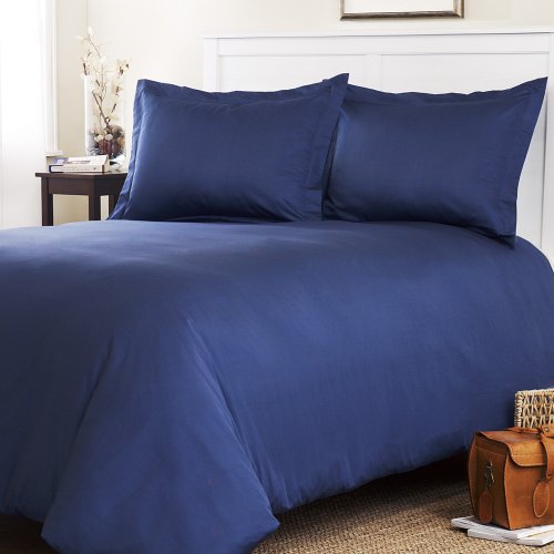 Roxbury Park T300 Full/Queen Duvet Set, Navy
