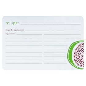 Pepperpot Recipe Card Refills in Fresh Fruits Design