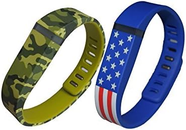 AFUNTA Set Large Replacement Bands with Clasps for Fitbit FLEX Only /No tracker/ Wireless Activity Bracelet Sport Wristband Fit Bit Flex Bracelet Sport Arm Band Armband