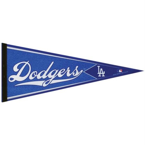 Los Angeles Dodgers - Logo Collage 12X30 Pennant MLB Pro Baseball