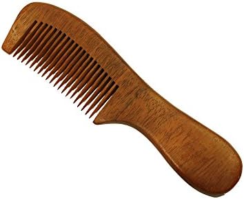 Wooden Comb Wooden Brush Medium Tooth Comb Handmade Rosewood Comb with Handle - WC018