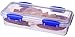 Klip It 1480 Sistema Storage Collection Rectangle Deli Storer, 40.5 oz/5 Cup, Blue