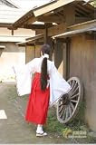 Inuyasha Kikyo Kimono Cosplay Costume Size L
