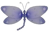 Hanging Nylon Dragonfly Nursery Girls Room Wedding Decor Decoration - 10 Purple Taylor Dragonflies