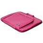 CaseCrown 8.9-Inch Netbook CaseCrown Double Memory Foam Netbook Case with Shoulder Strap (Spicy Pink Faux Alligator Skin)