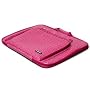 CaseCrown 8.9-Inch Netbook CaseCrown Double Memory Foam Netbook Case with Shoulder Strap (Spicy Pink Faux Alligator Skin)