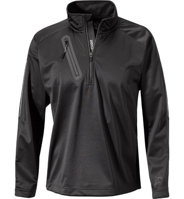 Zero Restriction Men's Highland Pullover Soft Shell Jacket, Navy, Medium On Sale