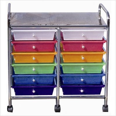 12 Drawer Mobile Organizer