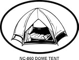 DOME TENT Personalized Sticker