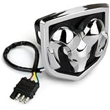 Reese Towpower 86066 Licensed LED Hitch Light Cover with Dodge Ram Logo