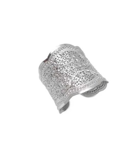 Sterling Silver Bracelet – Wide Silver Bangle
