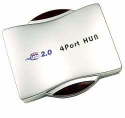 Cables Unlimited USB-1800 4 Port Mini USB 2.0 Hub Bus Powered (30 Inch, Green)
