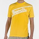 Bench Mens Parallel Line T-Shirt Yellow