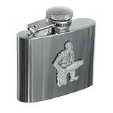 Review Sterling & Classic SC664 / Fisherman 2oz Stainless Steel Hip Flask