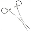 Forceps Standard Tool Clamp Needle Tweezers 5"