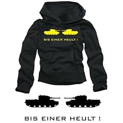 Bis einer heult ! Kapuzensweatshirt schwarz / gelb