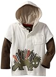 Watch Me Grow Sesame Street Boys 2-7 Porcupine Mock Twofer Hooded Shirt