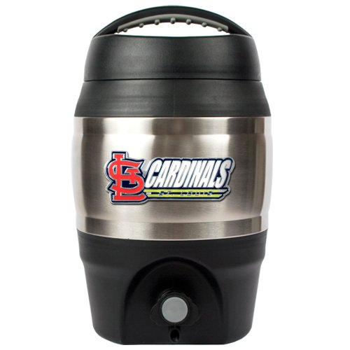 Sports MLB CARDINALS 1 Gallon Tailgate Jug/Stainless Steel