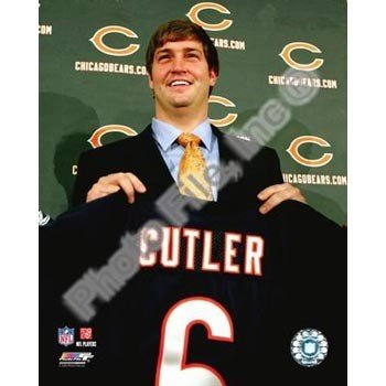 Jay Cutler Chicago Bears Press Conference 8x10 Photo