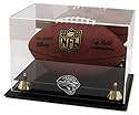 Mark Brunell Jacksonville Jaguars Autographed Football in Golden Classic Display Case