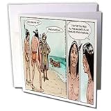 Londons Times Funny Society Cartoons - Those Funny Immigrants And Their Names - Greeting Cards-12 Greeting Cards with envelopes