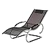 Siena Garden 104898 Swingliege Adria, silber schwarz L 152 x B 63 x H 82 cm