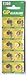 10 X GP AG3 192 LR41 Alkaline batteries Strip of 10