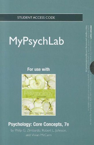 NEW MyPsychLab -- Standalone Access Card -- for Psychology: Core...