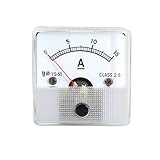 uxcell アンペアアナログ　電流パネルメータ　電流試験　速度ツール　交換部品　クラス2.5 DC 0-15A