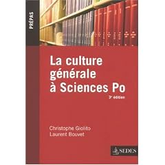 La culture g�n�rale � Sciences Po
