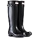 Women's Hunter Boots Original Tall Snow Rain Waterproof Boots - Black - 9