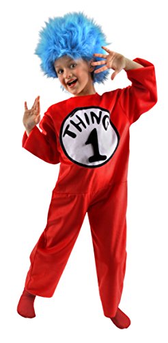 elope Dr. Seuss Cat in the Hat Thing 1&2 Deluxe Kids Costume