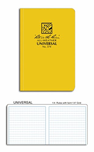 All Weather Book, Grid, 4-5/8 x 7-1/4In.