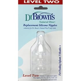 Dr. Brown's Natural Flow Level 2 Standard Nipple