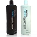 Sebastian Drench Moisturizing Shampoo & Conditioner Liter set (33.8 oz)