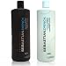 Sebastian Drench Moisturizing Shampoo & Conditioner Liter set (33.8 oz)