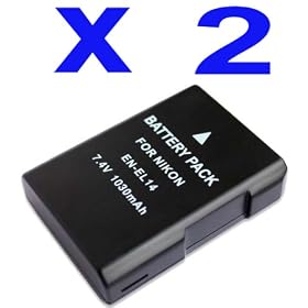 2 X REPLACEMENT Battery EN-EL14 ENEL14 for Nikon Coolpix P7000 ***NOT WORKIGN WITH... by Neewer