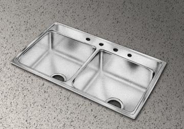 Pacemaker Double Bowl Sink (33" x 19.5") - PSR3319