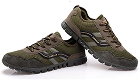 Zogeer Men's Outdoor Running,Walking,Breathable Sports Shoes,SneakersEU43 Green