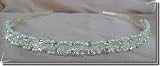 Bridal Wedding Tiara Crown With Pearls and Crystals 55915